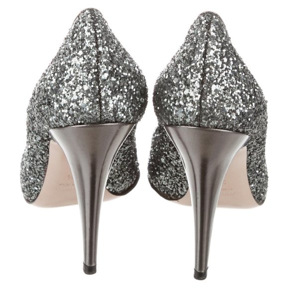 Miu Miu Metallic and Silver Pumps - Picture 4 of 5